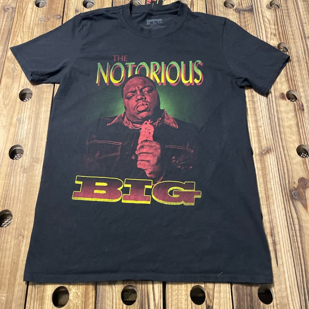 Notorious BIG Biggie smalls classic Graphic Tee L T-shirt Rap Hip Hop